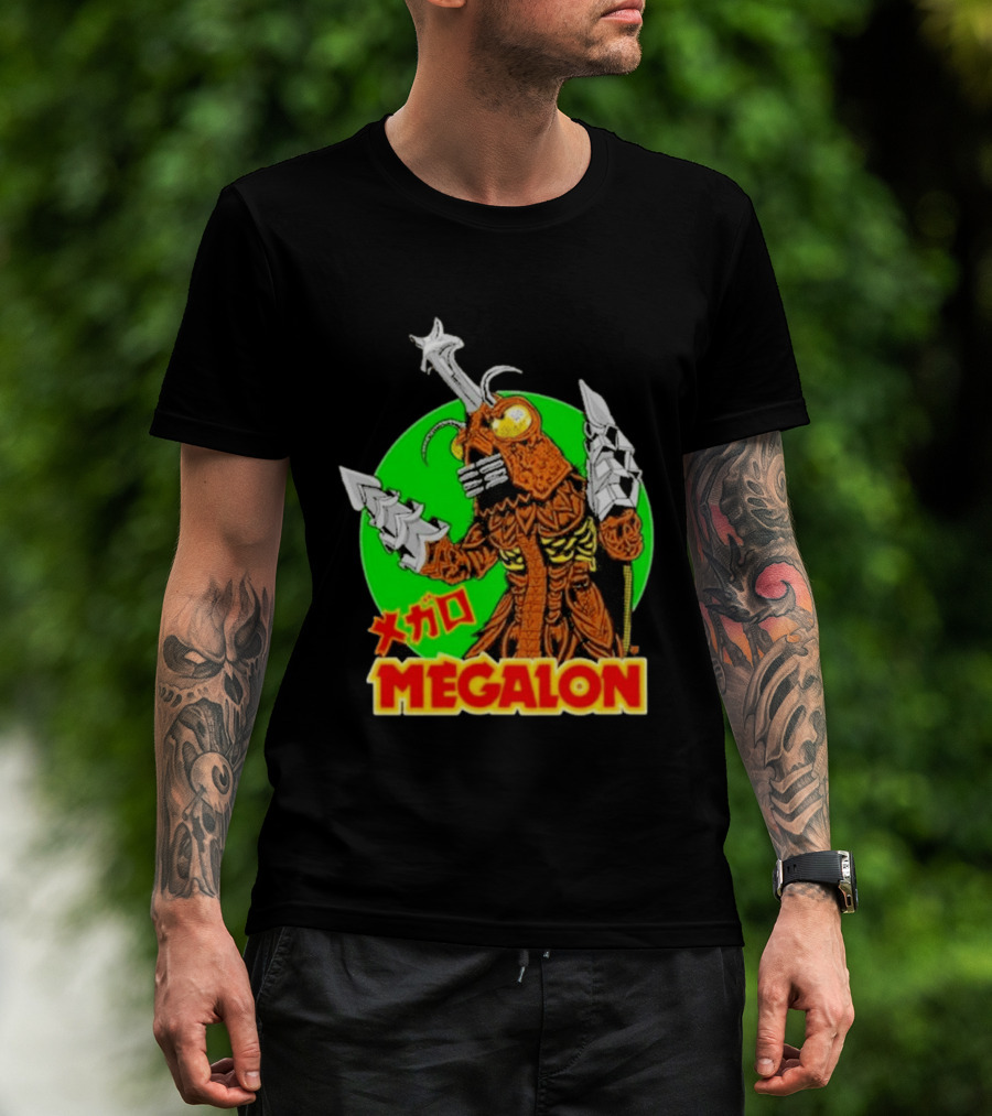Cavitycolors Megalon Monster Kaiju Japanese Horror And Halloween T-Shirt
