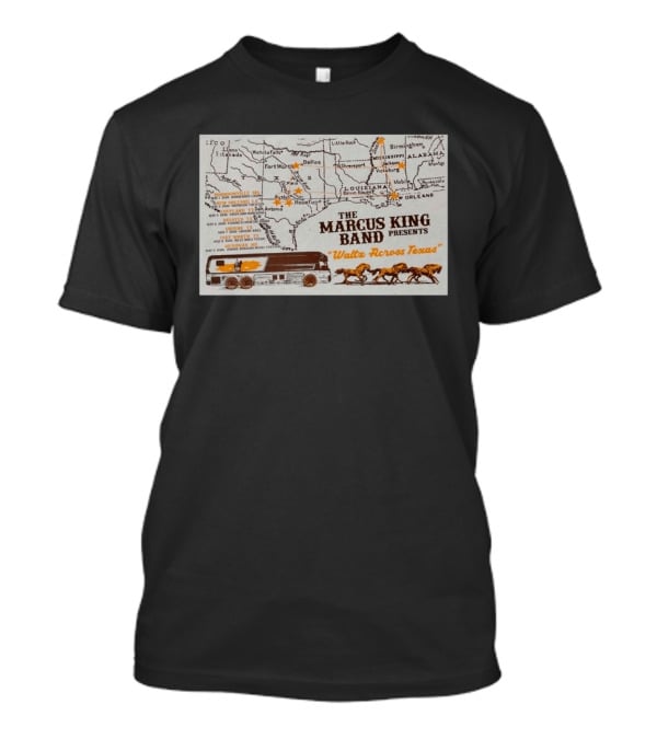Marcus King Band Presents "Waltz Across Texas" Tour May 8 2026 Billy Bob's Fort Worth Texas T-Shirt