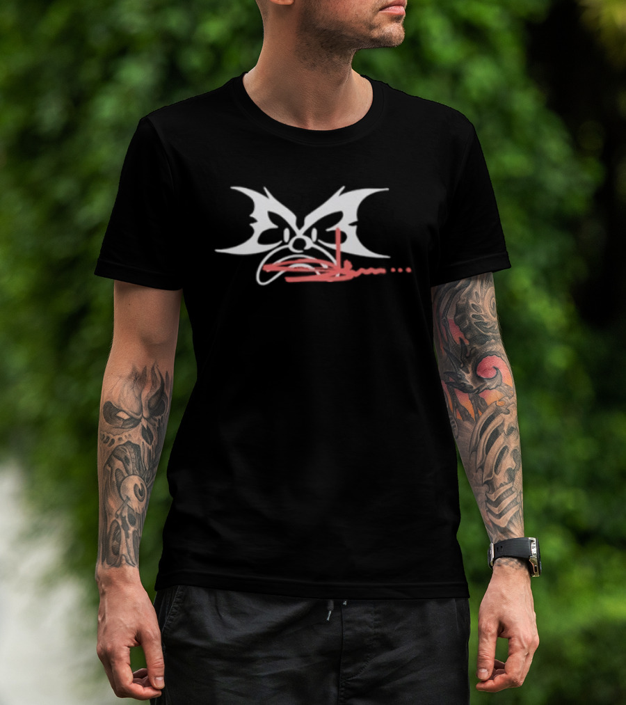 Mertra X Slawn Face 2023 White And Red T-Shirt