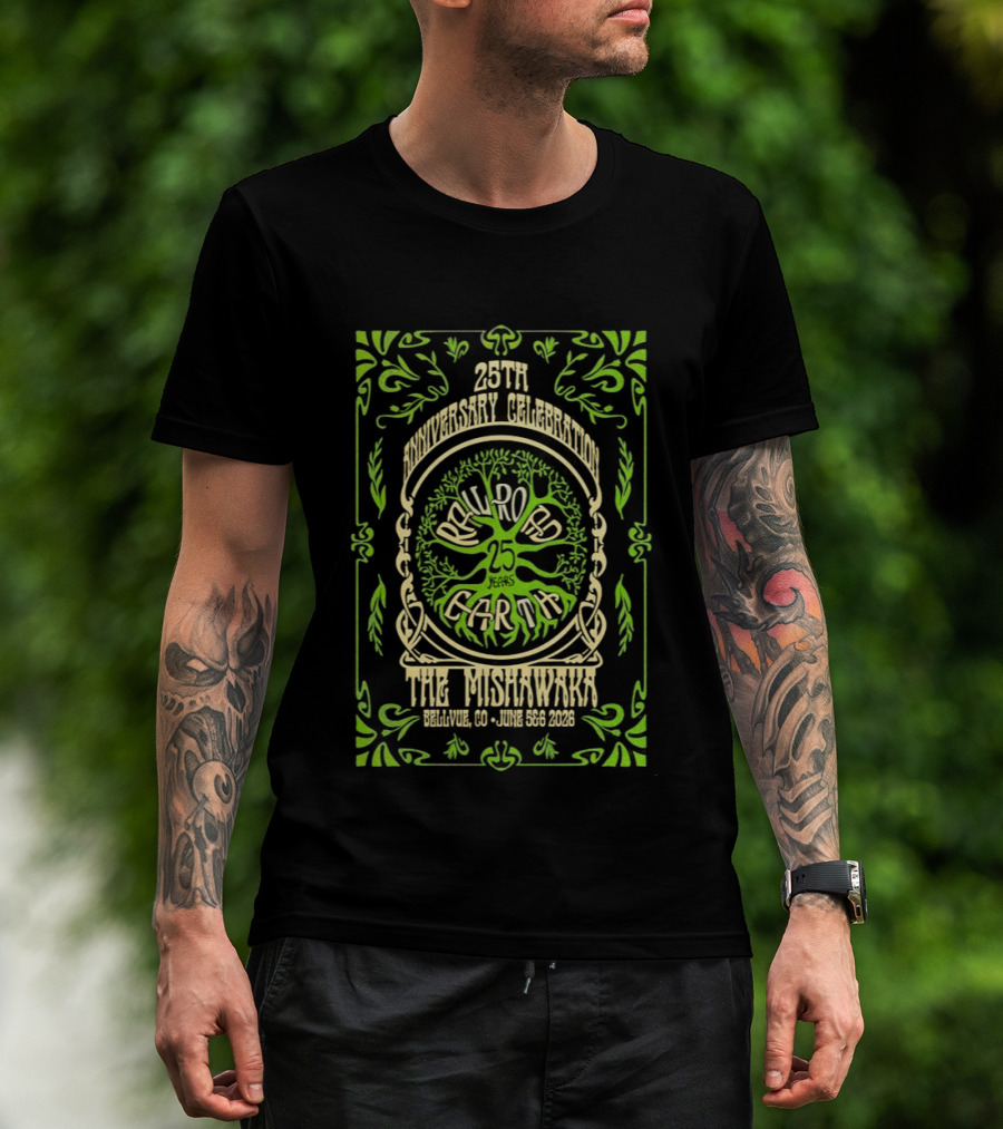 28th Annual Celebration Railroad Earth June 5 6 2026 The Mishawaka Colorado T-Shirt
