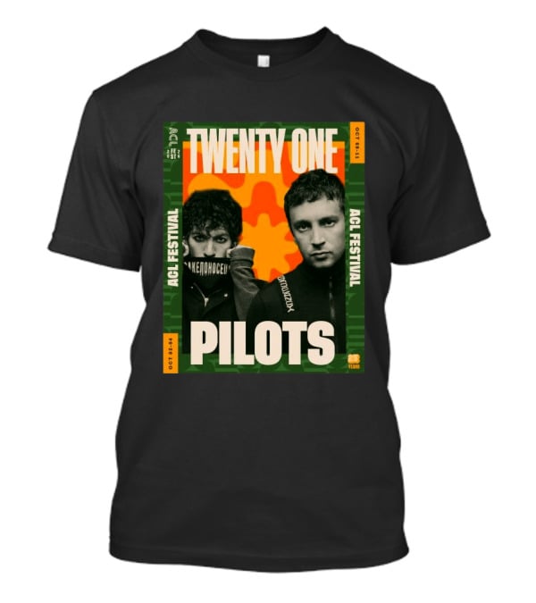 Twenty One Pilots ACL Festival October 2 4 And 9 11 2026 Event 21 Years T-Shirt