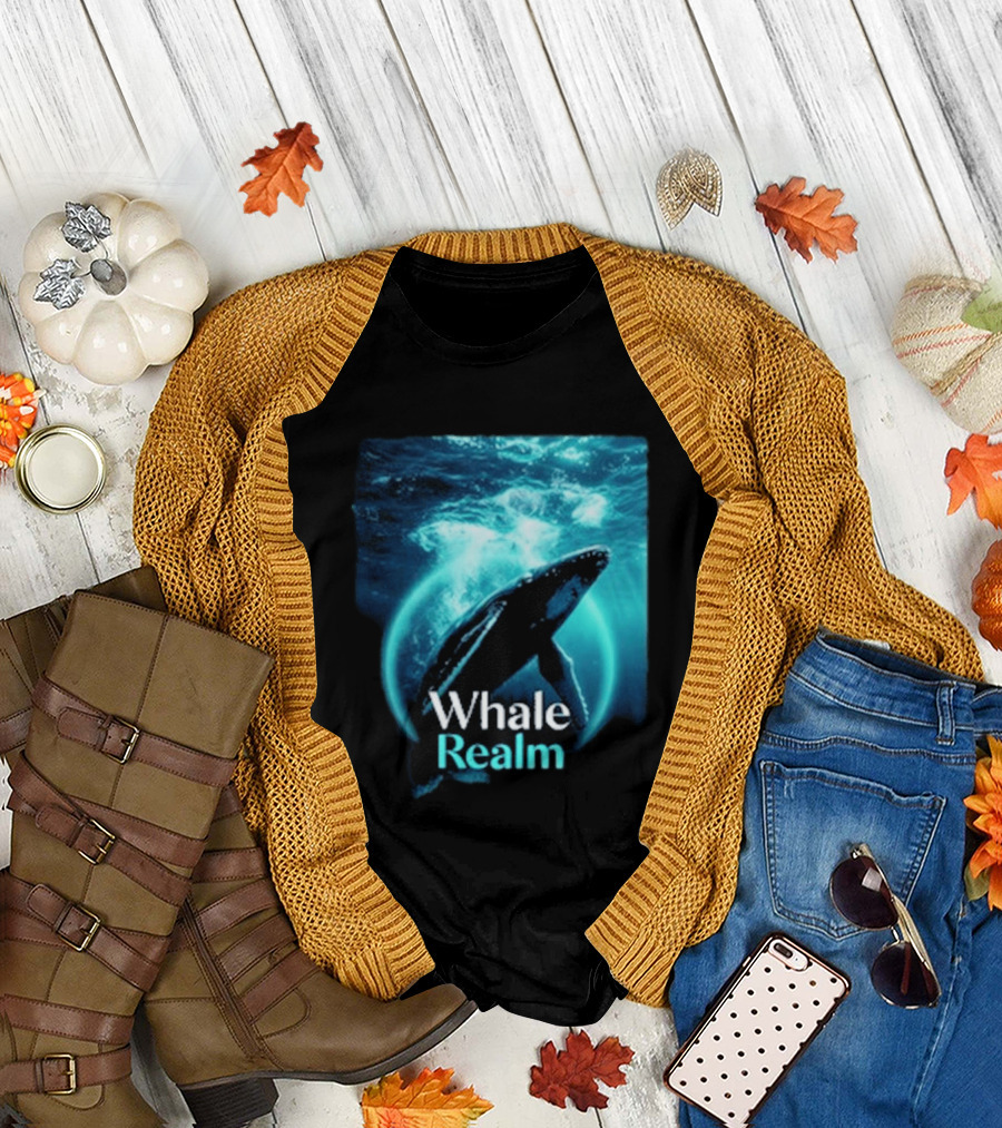 Whale Realm Cinematic Underwater Escape T-Shirt