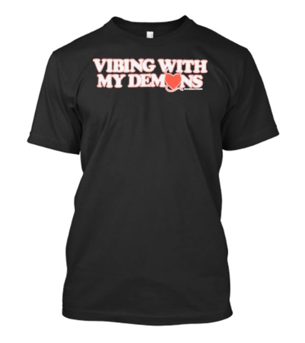 XPLR Vibing With My Demons Heart Devil Tail T-Shirt