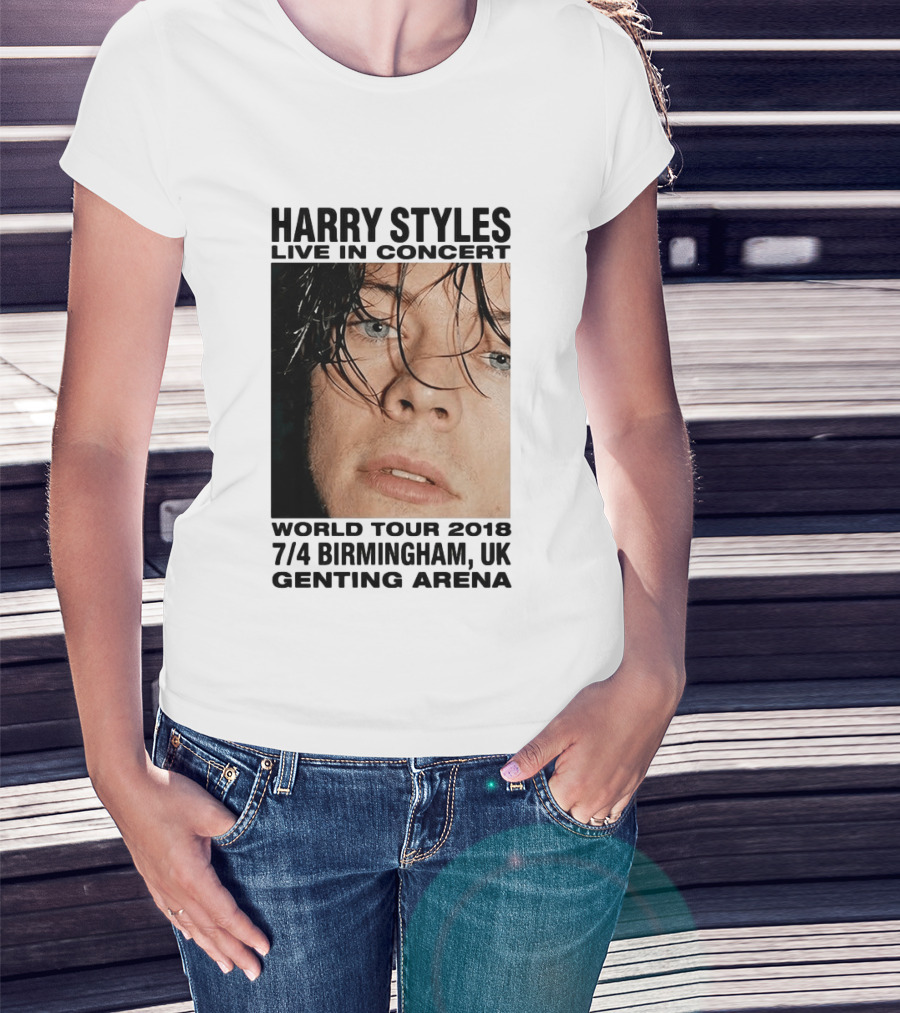 Harry Styles Live In Concert World Tour 2018 Birmingham UK Genting Arena T-Shirt