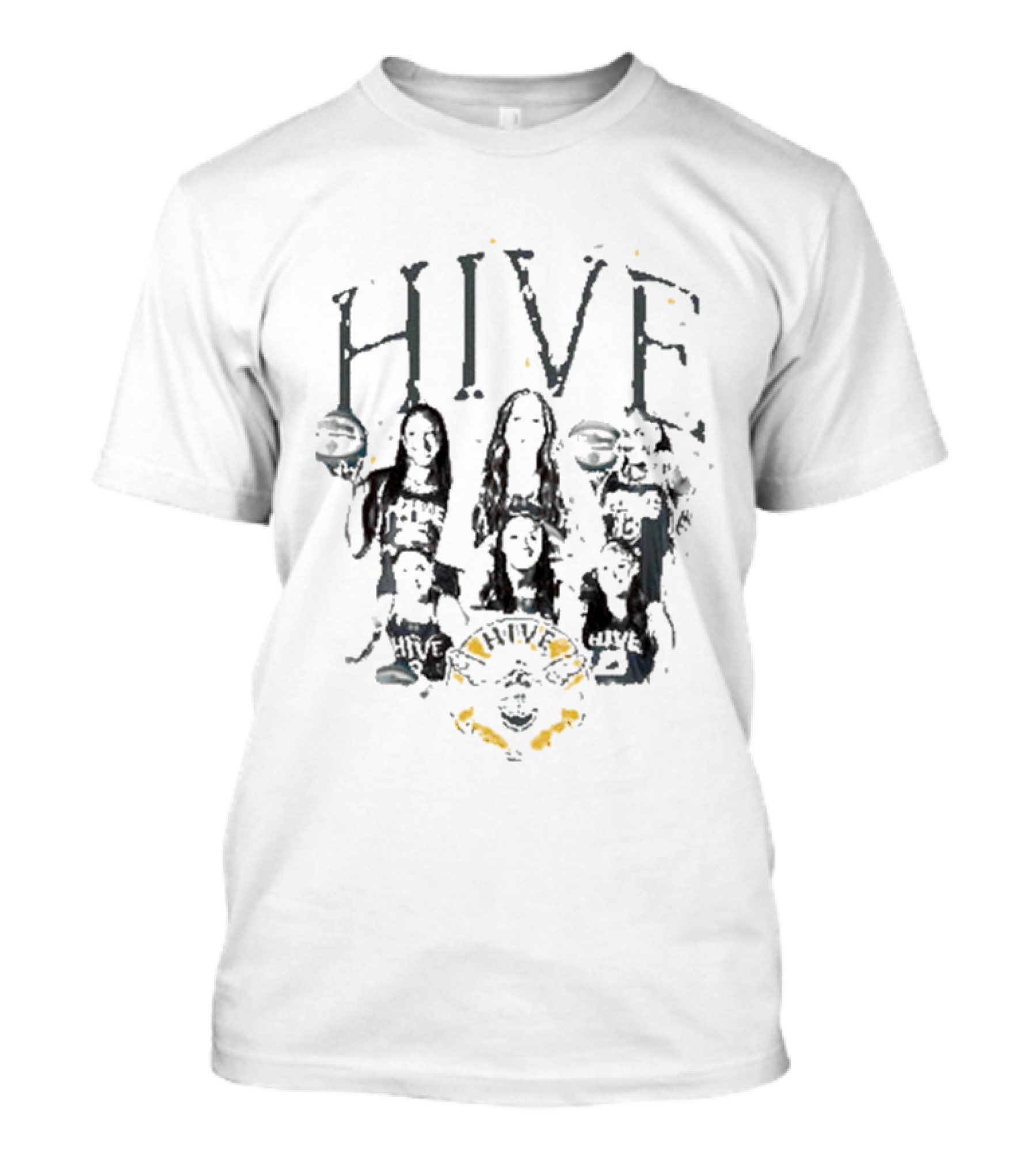 Hive Basketball Club Player Team Lineup T-Shirt