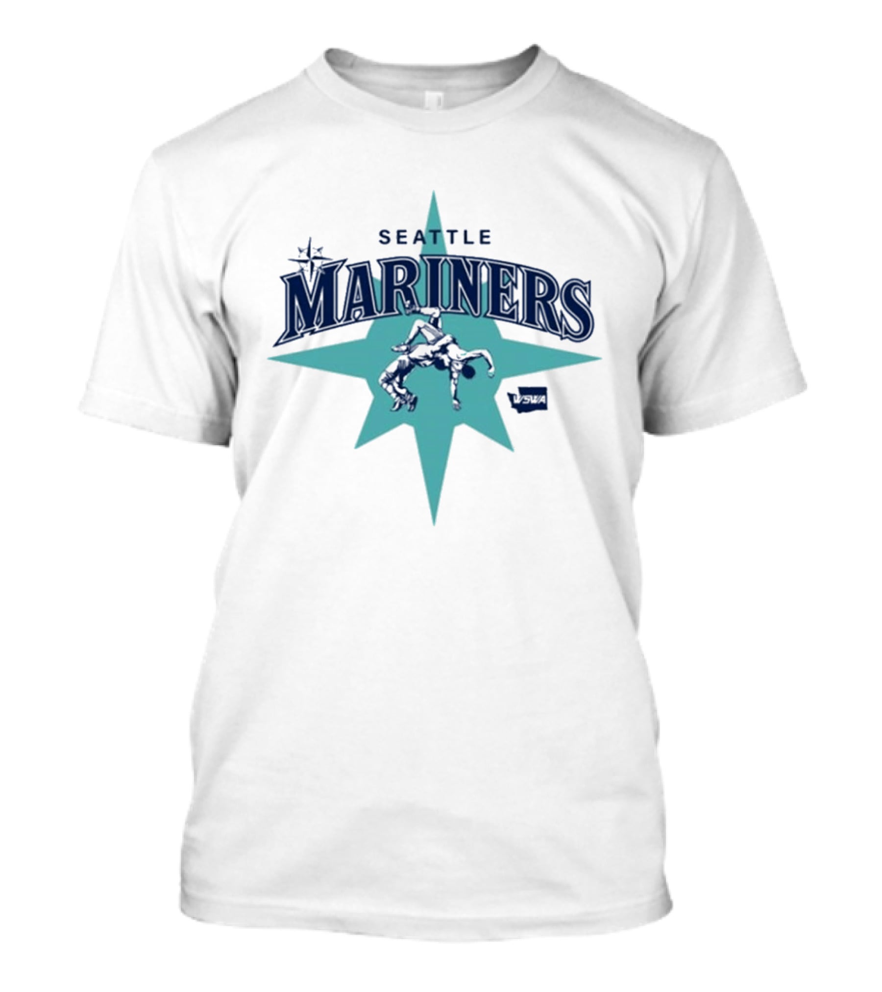 Seattle Mariners WA State Wrestling Association T-Shirt