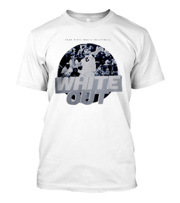 Penn State Nittany Lions Men's Volleyball White Out 2026 Player Action T-Shirt