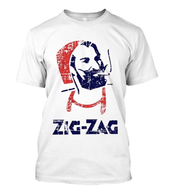 Zouave Soldier Zig Zag Smoking T-Shirt