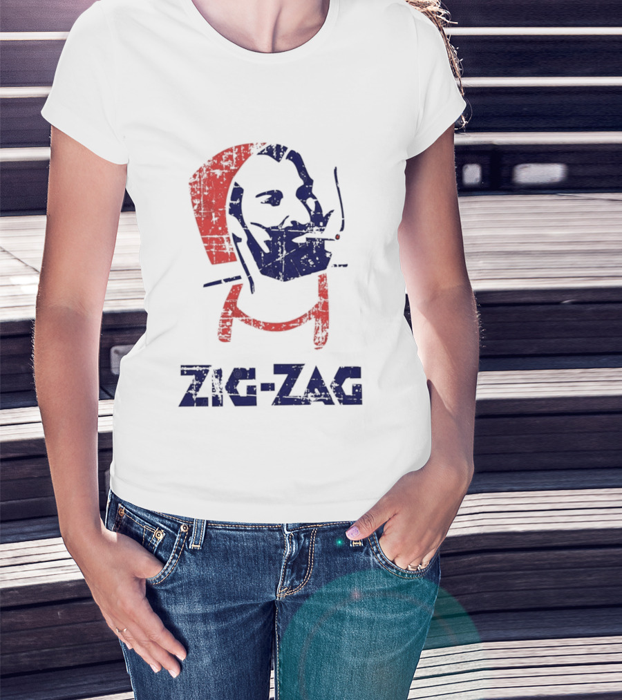 Zouave Soldier Zig Zag Smoking T-Shirt