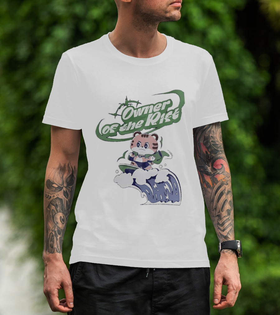 Owner Of The Waves Tiger Surfing Adventure T-Shirt