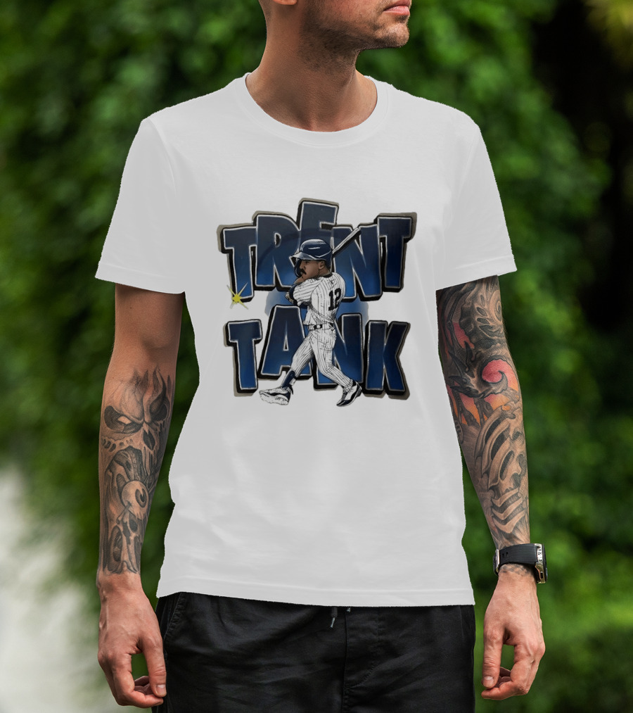 Trent Tank Baseball Homerun Player Number 12 T-Shirt