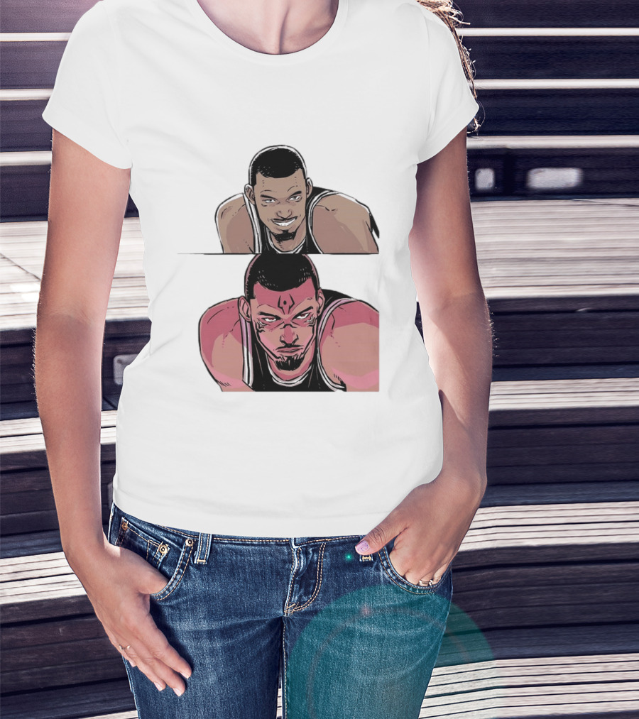 Victor Wembanyama Anime Style Transformation Wemby To Wemkuna T-Shirt