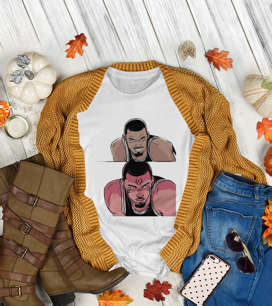 Victor Wembanyama Anime Style Transformation Wemby to Wemkuna T-Shirt