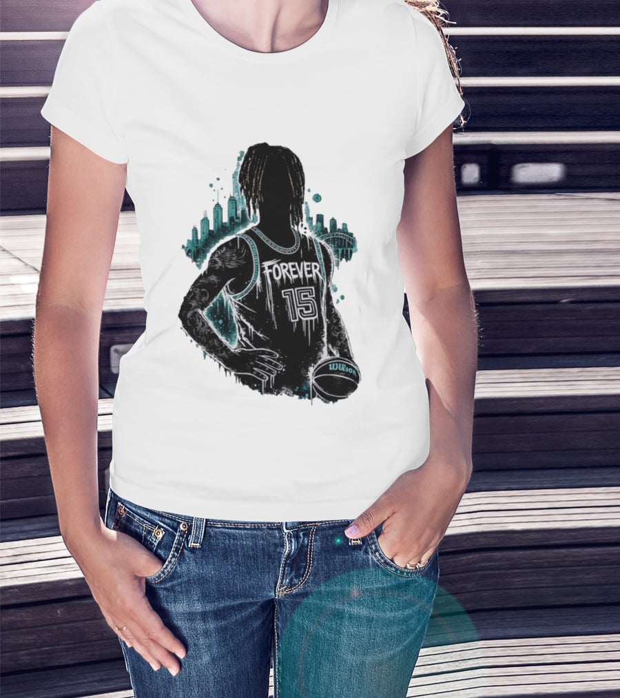 Brandon Clarke Forever 15 Memphis Grizzlies Basketball City Skyline Wilson T-Shirt
