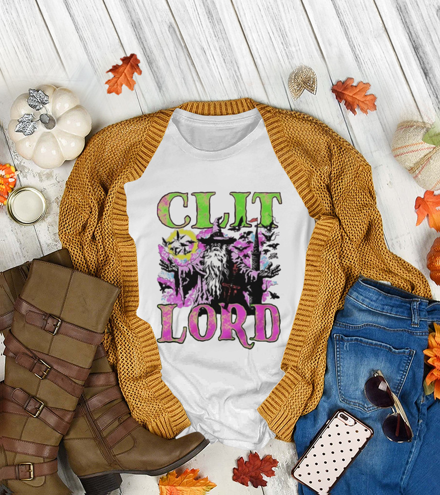 Clit Lord Wizard Psychedelic Wizardry Magic Vibes T-Shirt