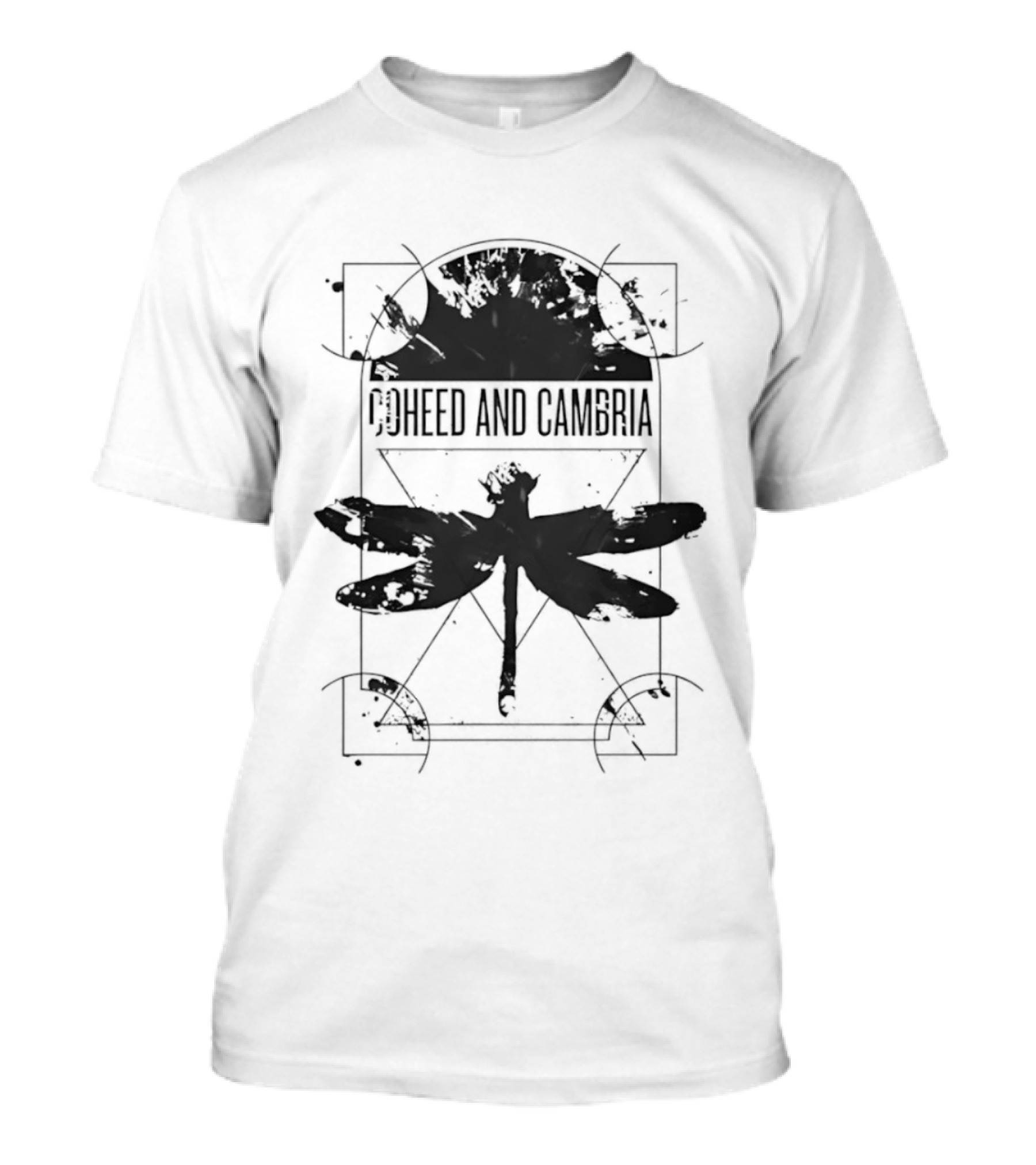 Coheed And Cambria Dragonfly Baseball Geometric T-Shirt