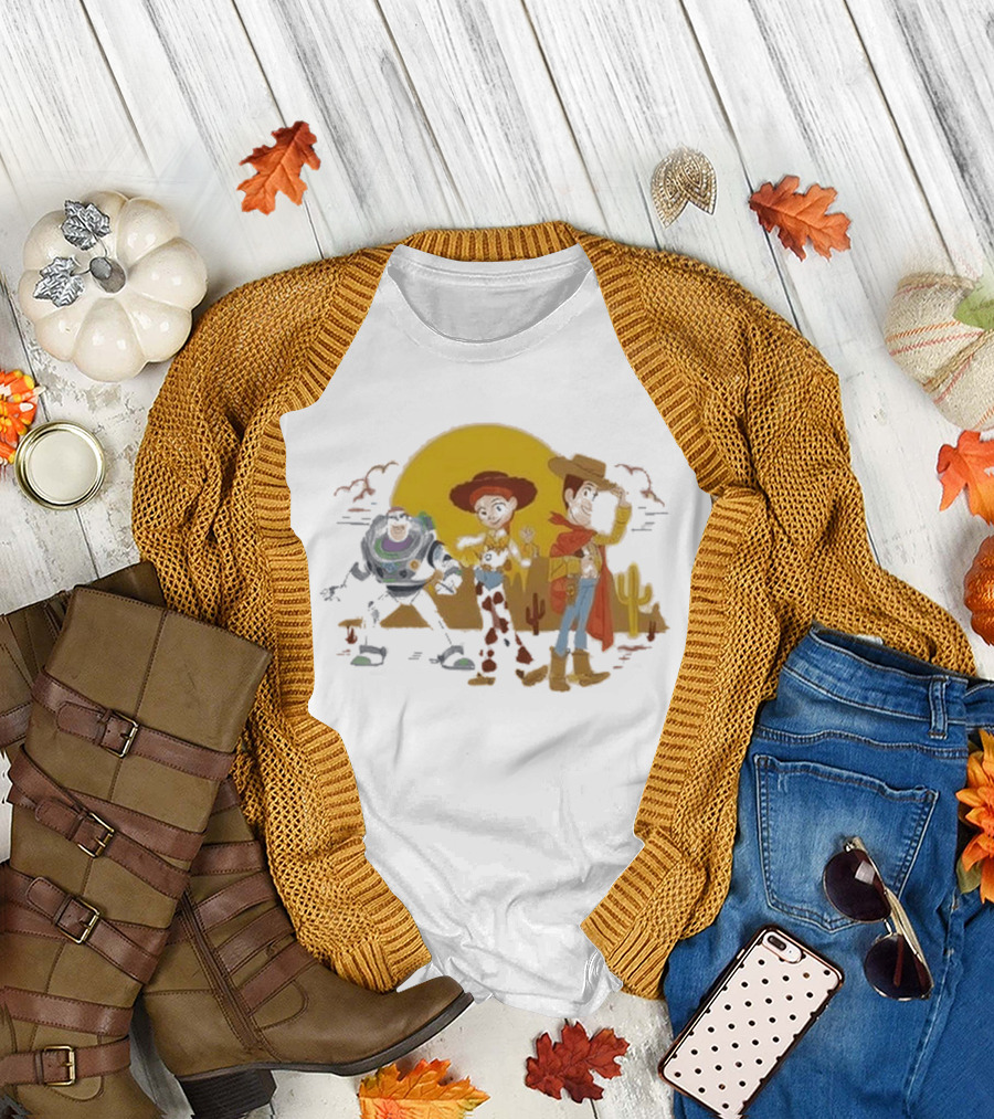Arizona Diamondbacks x Toy Story Collaboration May 24 2026 Buzz Lightyear Woody Jessie Desert Scene T-Shirt