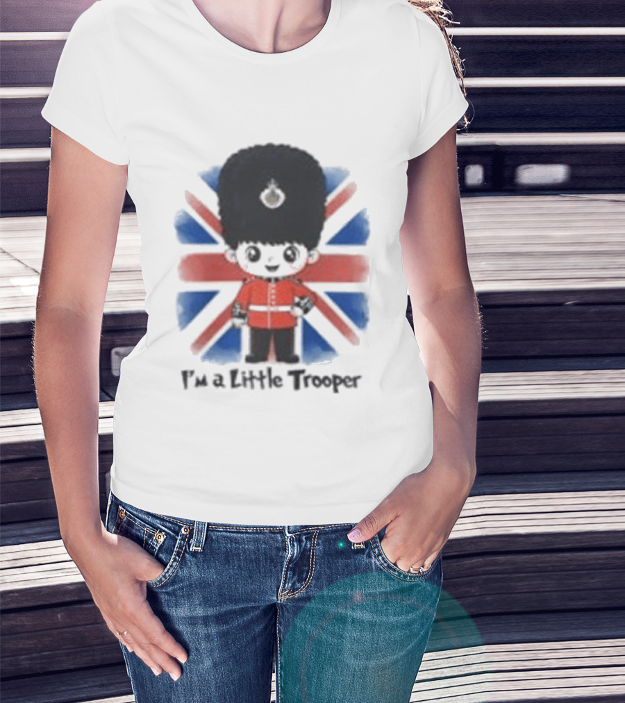 England I'm A Little Trooper British Guard With Union Jack T-Shirt