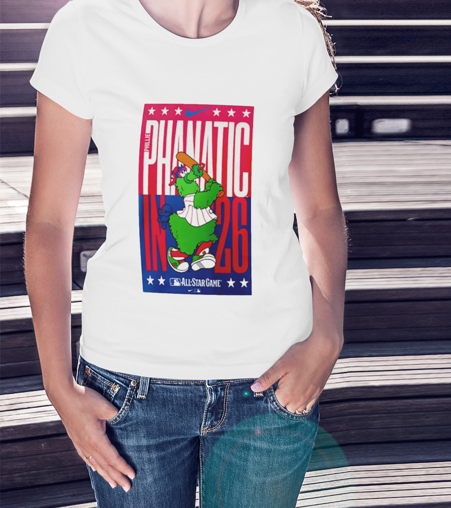 Phillie Phanatic MLB All Star Game 2026 Nike T-Shirt