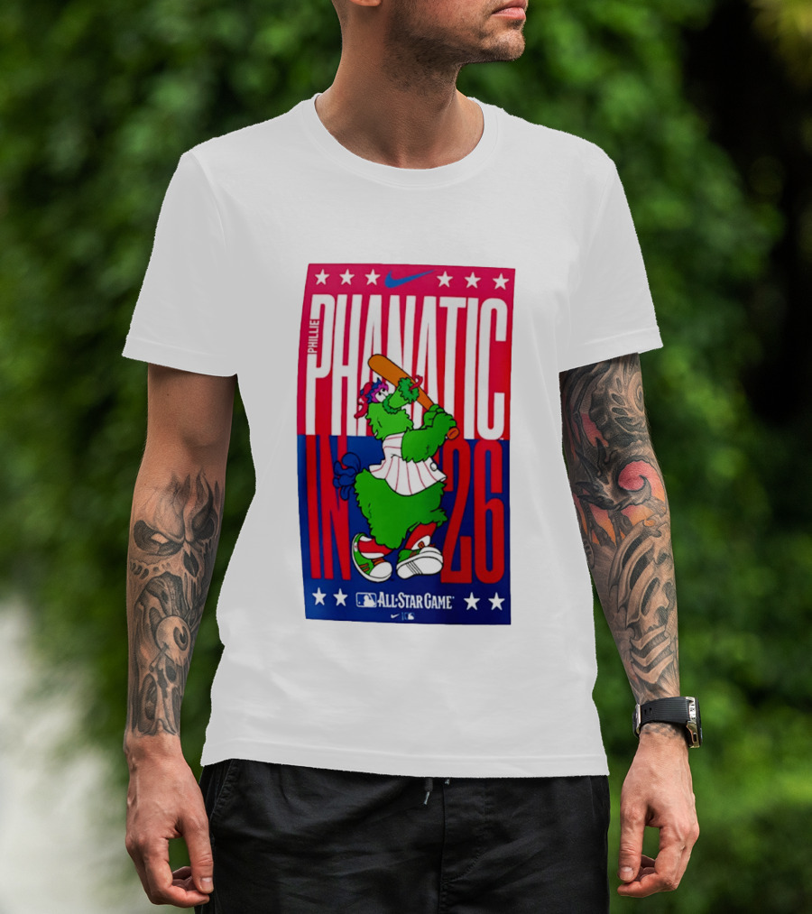 Phillie Phanatic MLB All Star Game 2026 Nike T-Shirt