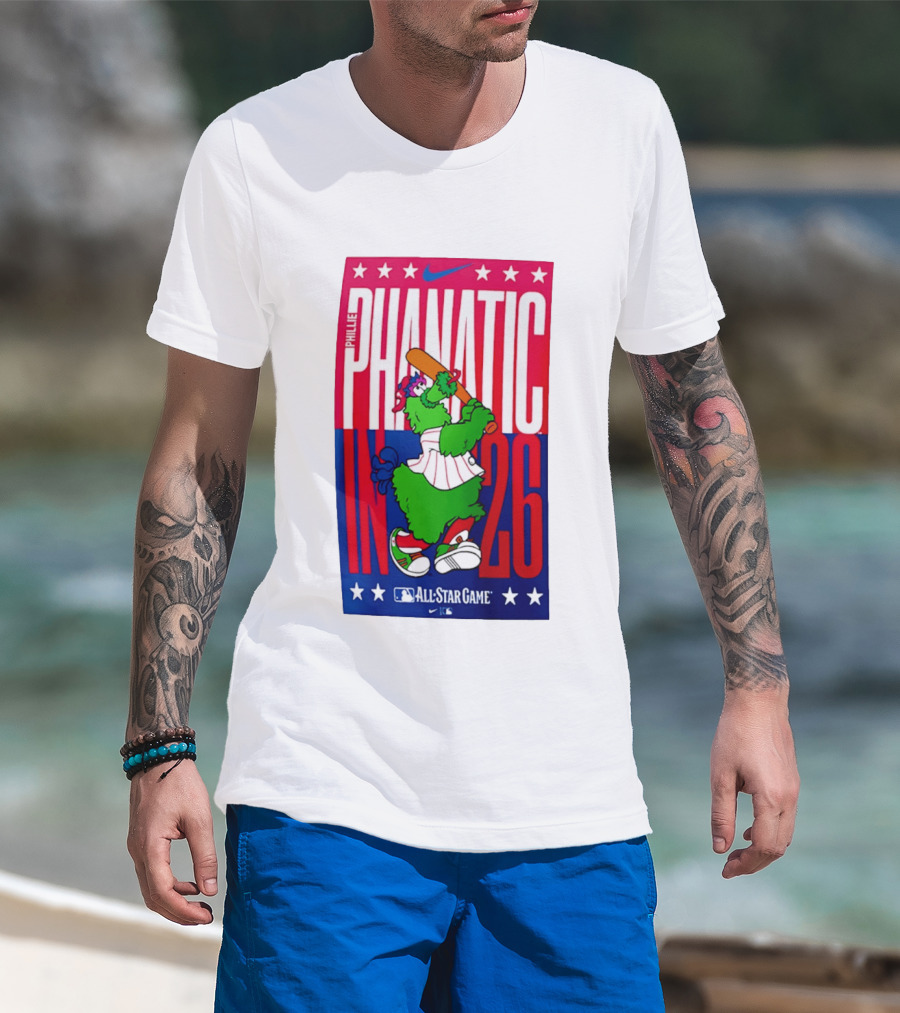 Phillie Phanatic MLB All Star Game 2026 Nike T-Shirt