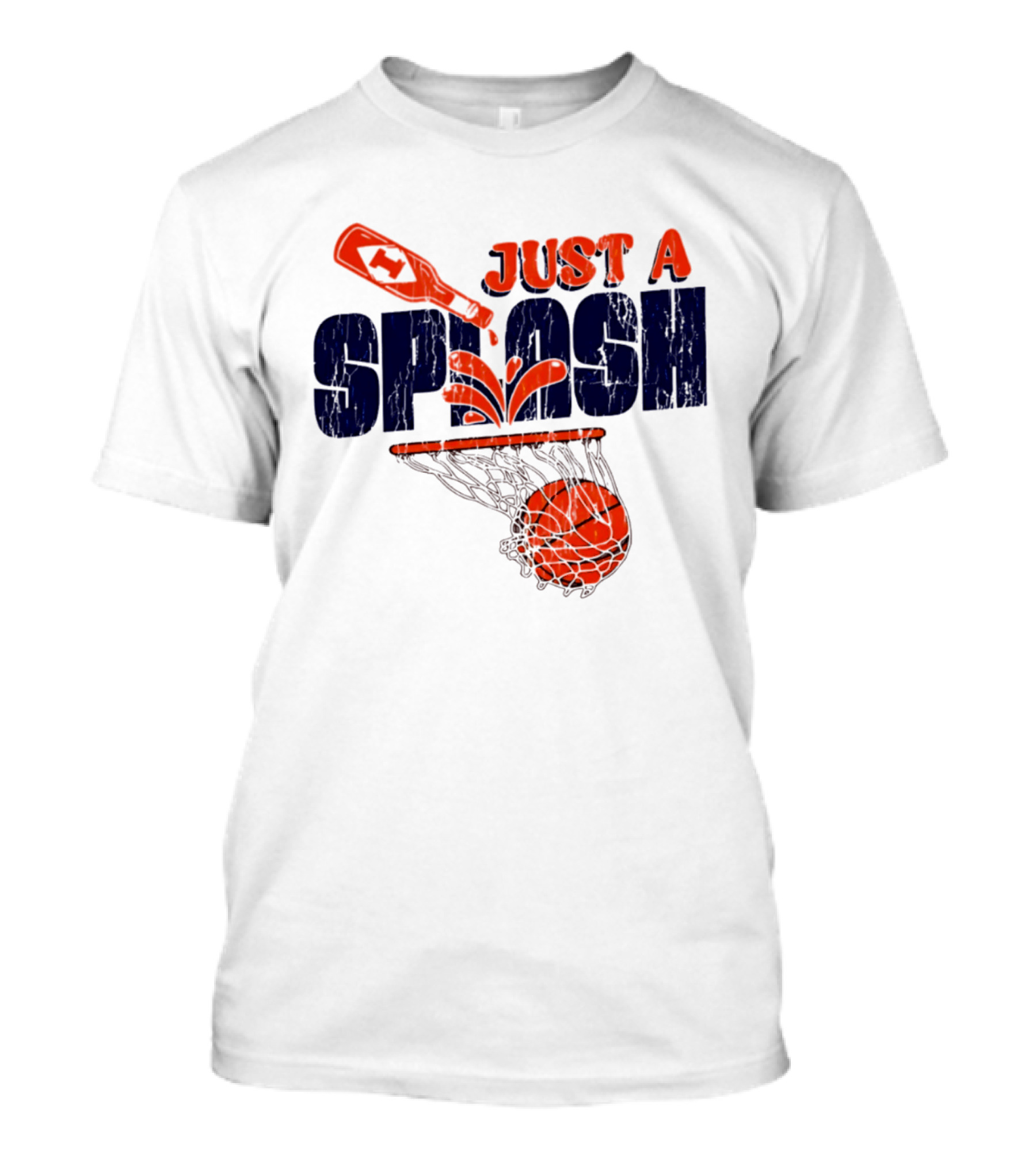 Illinois Fighting Illini Hot Ones Just A Splash Basketball T-Shirt