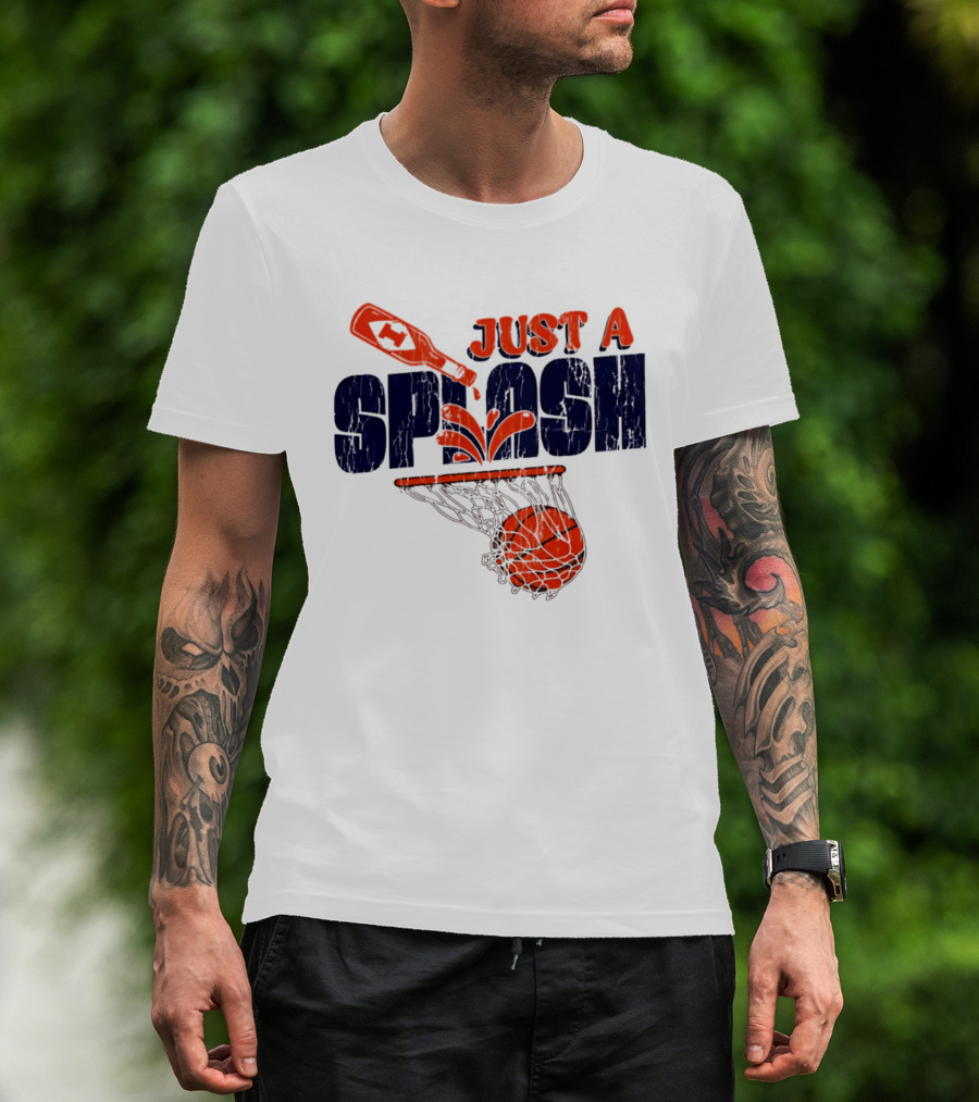 Illinois Fighting Illini Hot Ones Just A Splash Basketball T-Shirt