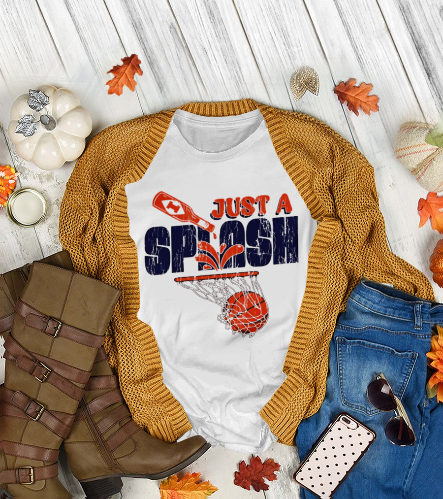 Illinois Fighting Illini Hot Ones Just a Splash Basketball T-Shirt