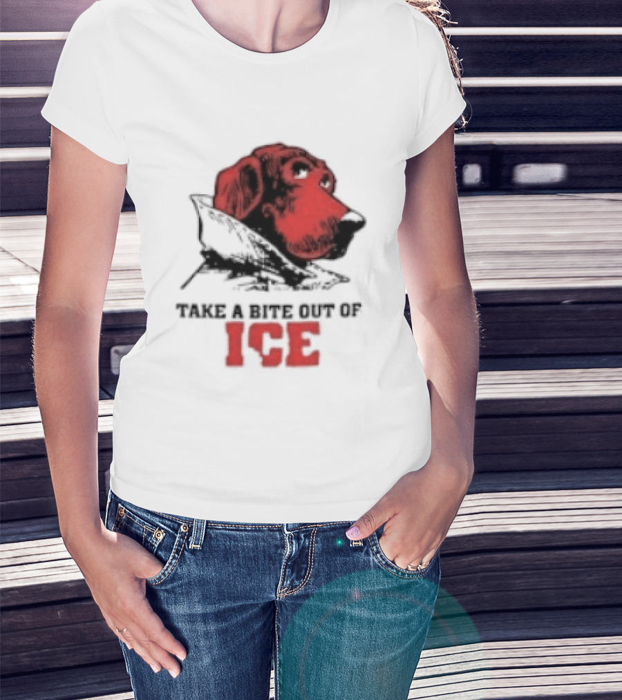 McGruff The Crime Dog Take A Bite Out Of ICE Cops Aren't Your Friend T-Shirt