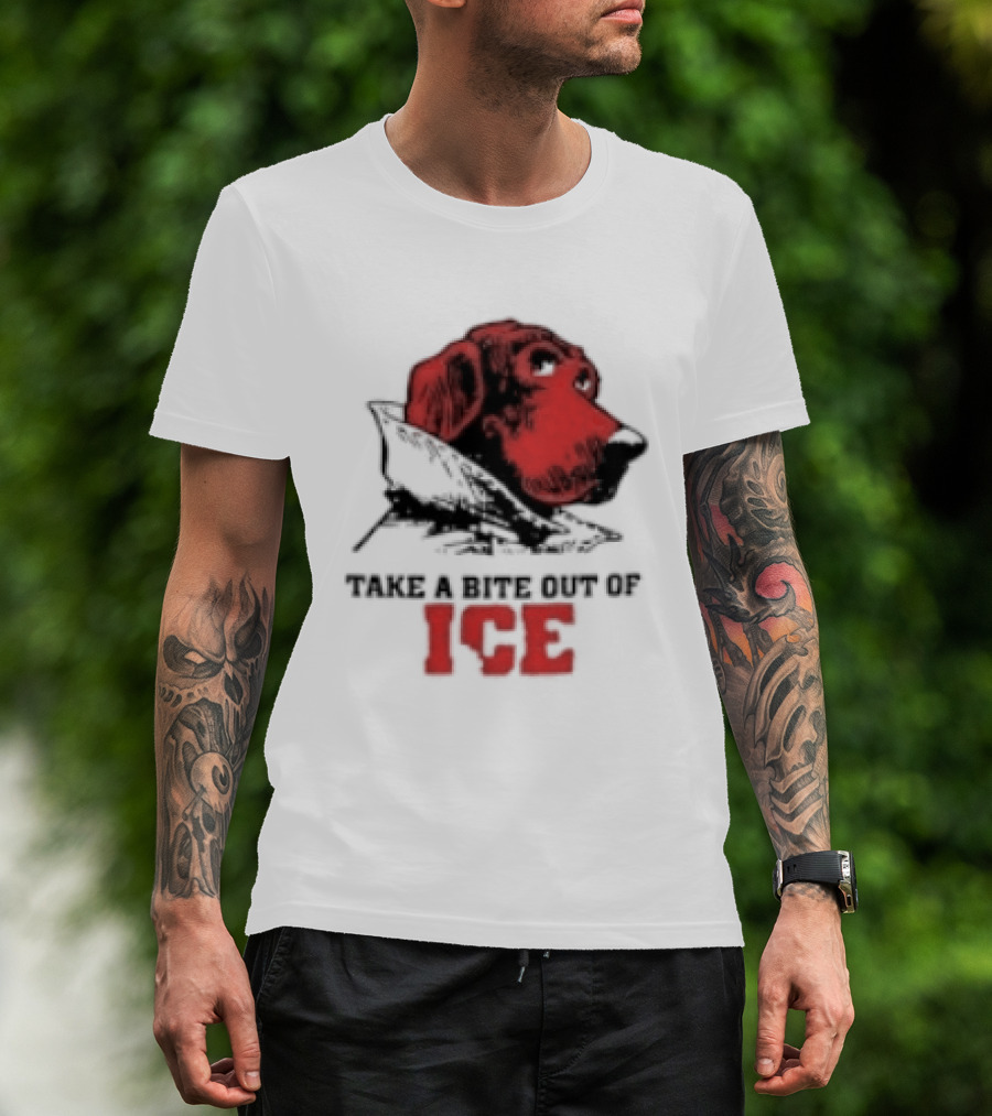 McGruff The Crime Dog Take A Bite Out Of ICE Cops Aren't Your Friend T-Shirt