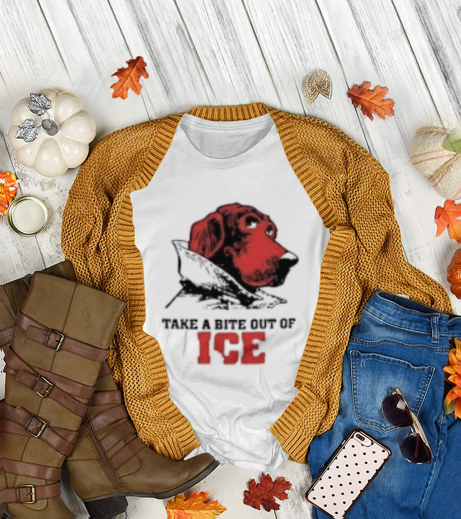 McGruff the Crime Dog Take a Bite Out of ICE Cops Aren't Your Friend T-Shirt