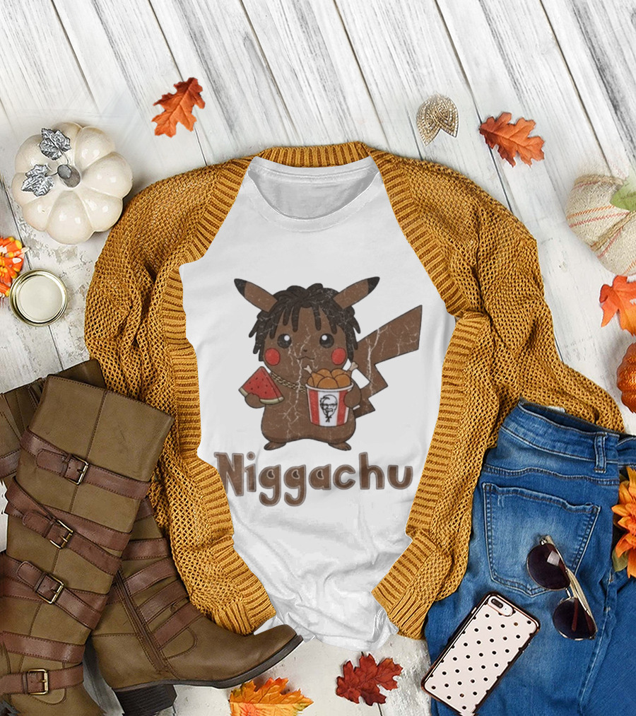 Pokemon PikaJew And Niggachu T-Shirt