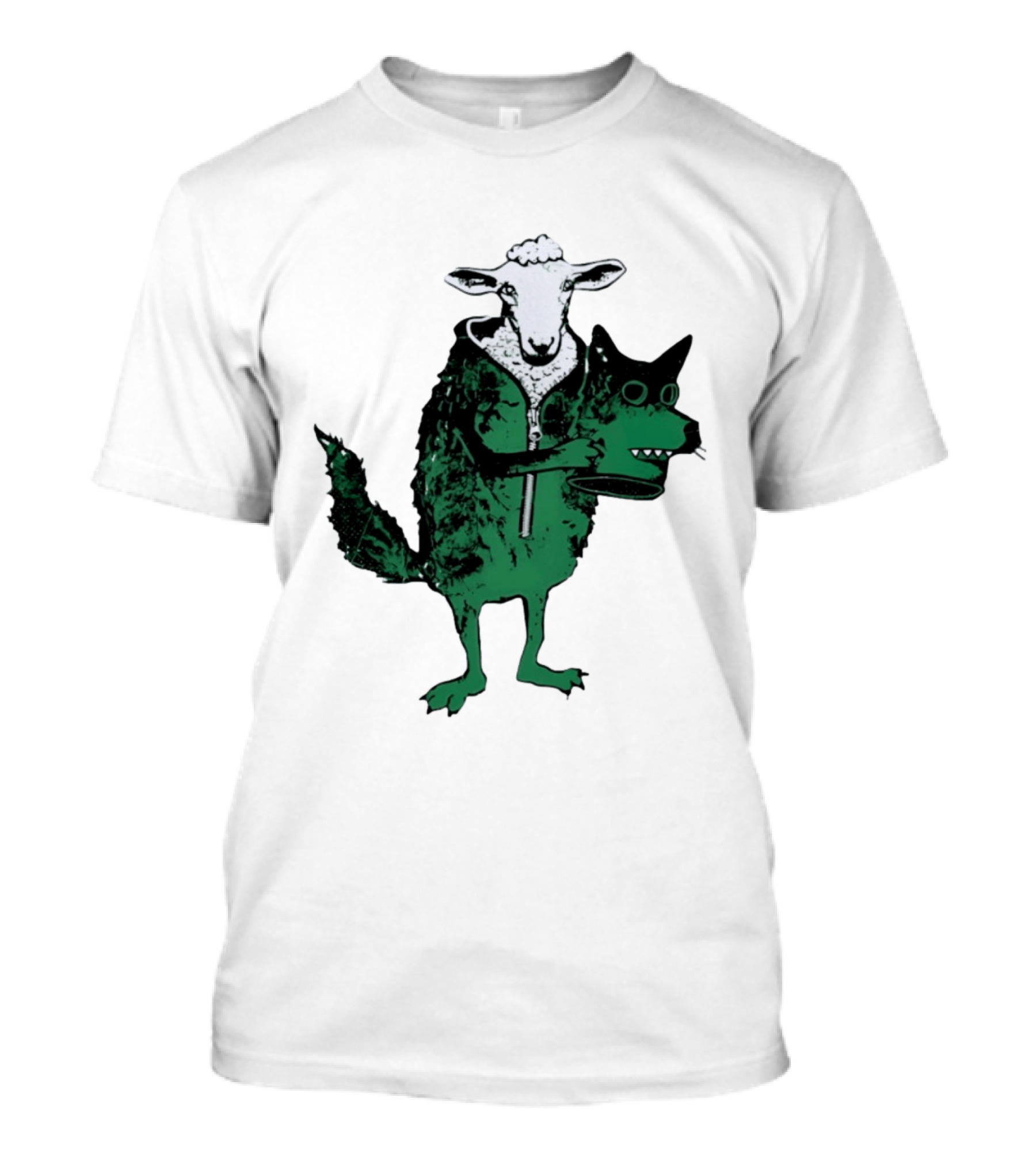 Sheep In Wolf's Clothing Humorous Animal Disguise Joke T-Shirt