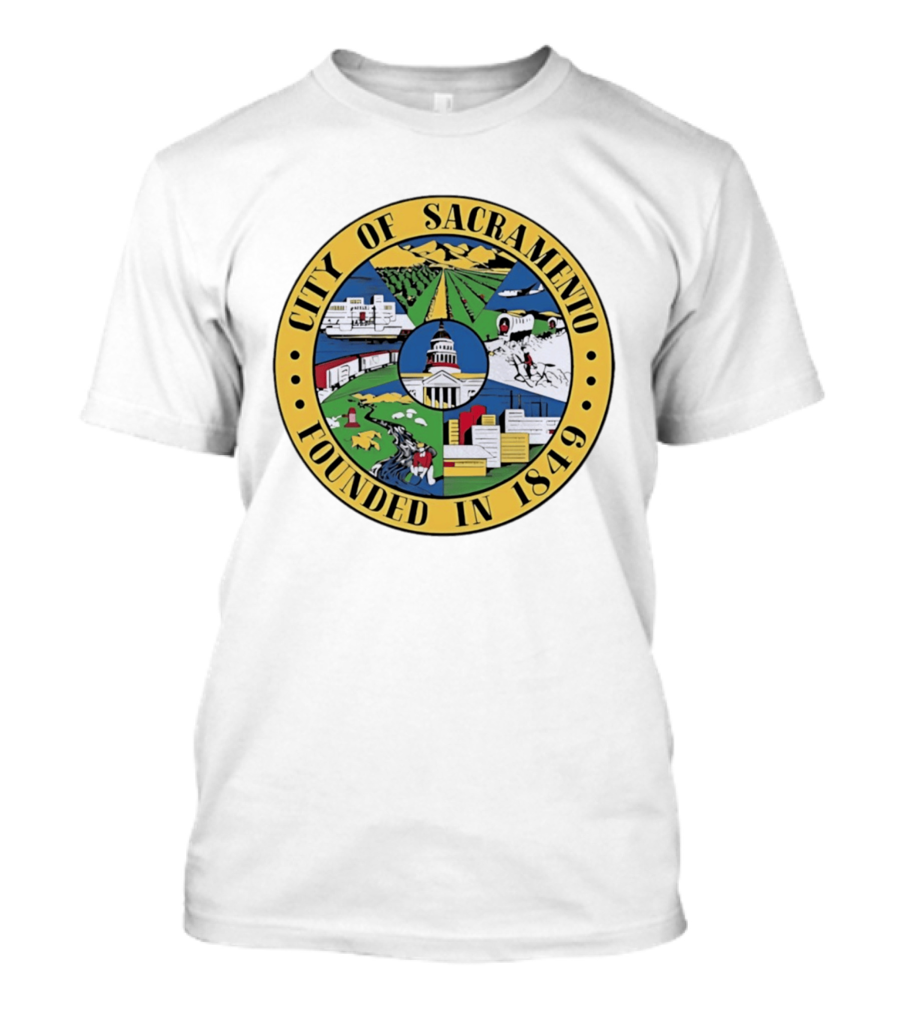City Of Sacramento Founded In 1849 California T-Shirt