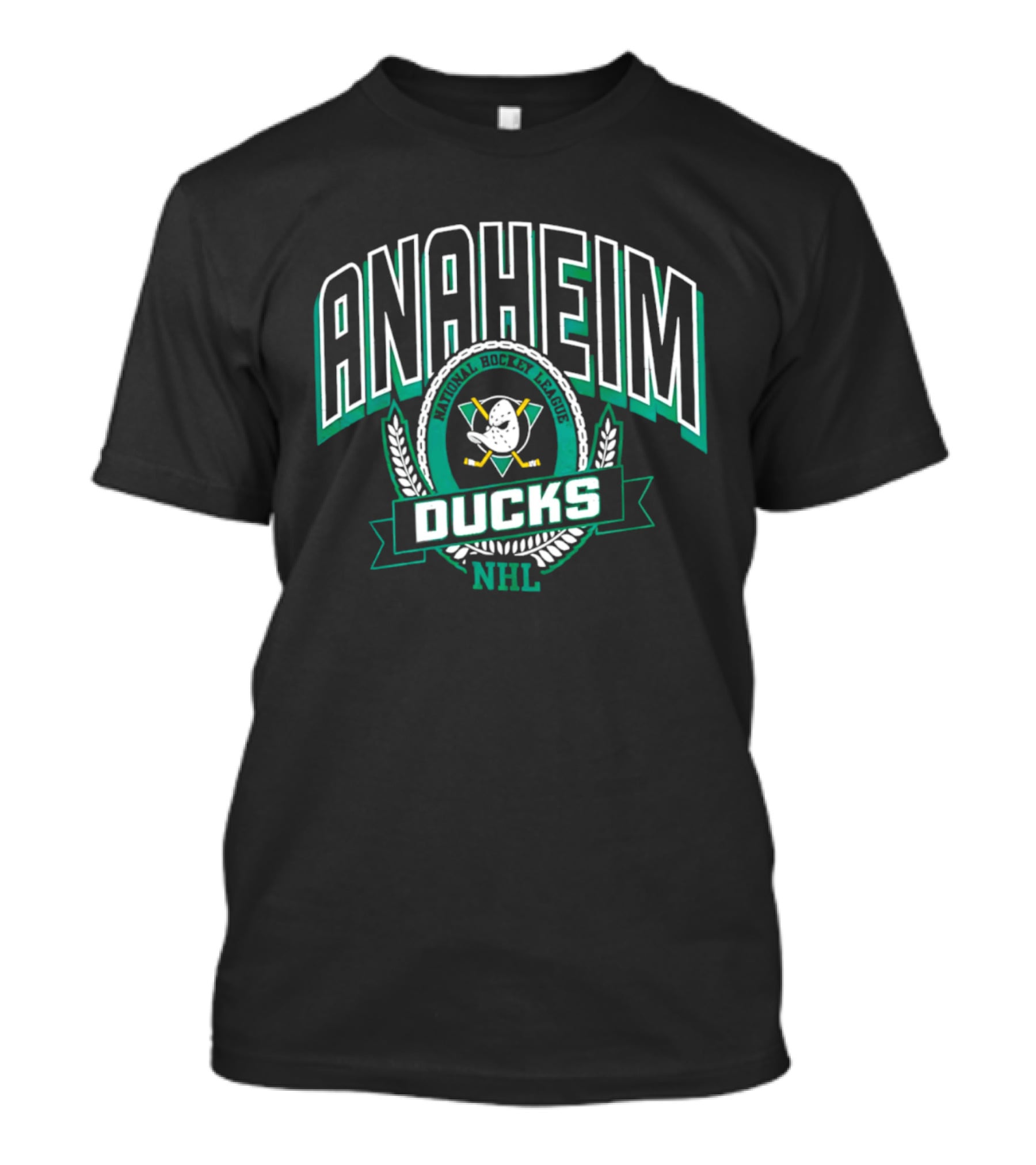 Anaheim Ducks National Hockey League Retro Emblem 2026 T-Shirt
