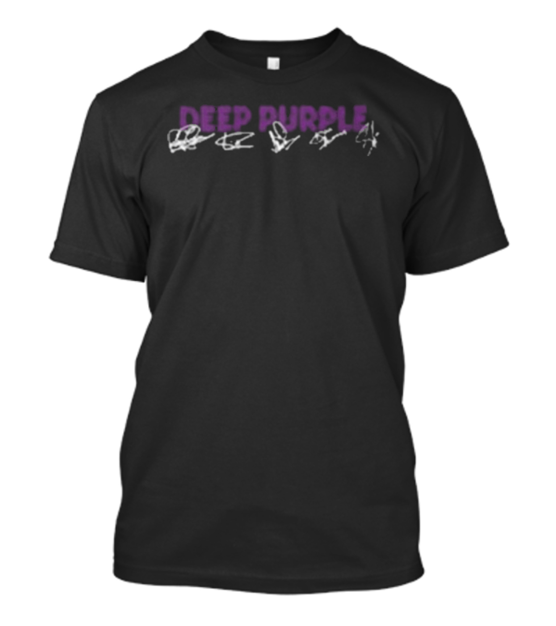 Deep Purple Signature Autographs Splat T-Shirt