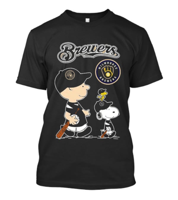 Brewers Milwaukee Snoopy Woodstock Baseball Peanuts 2026 T-Shirt