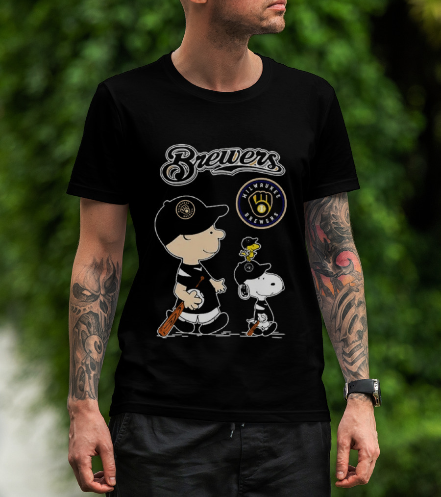 Brewers Milwaukee Snoopy Woodstock Baseball Peanuts 2026 T-Shirt