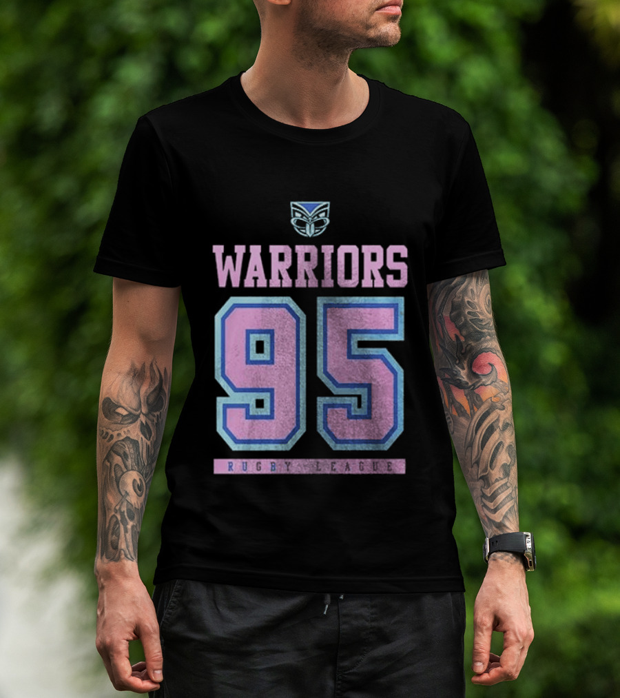 New Zealand Warriors 95 RD Name And Number T-Shirt