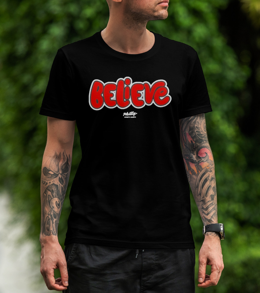 Nick Sirianni Believe Philly Sports T-Shirt