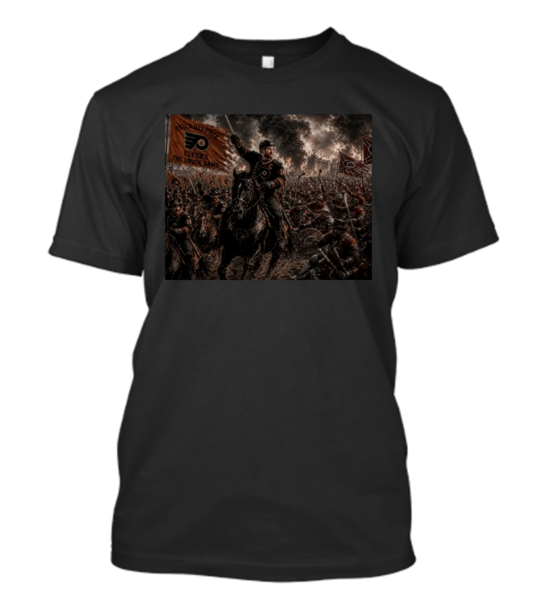 Philadelphia Flyers The Union Army Battle Scene T-Shirt