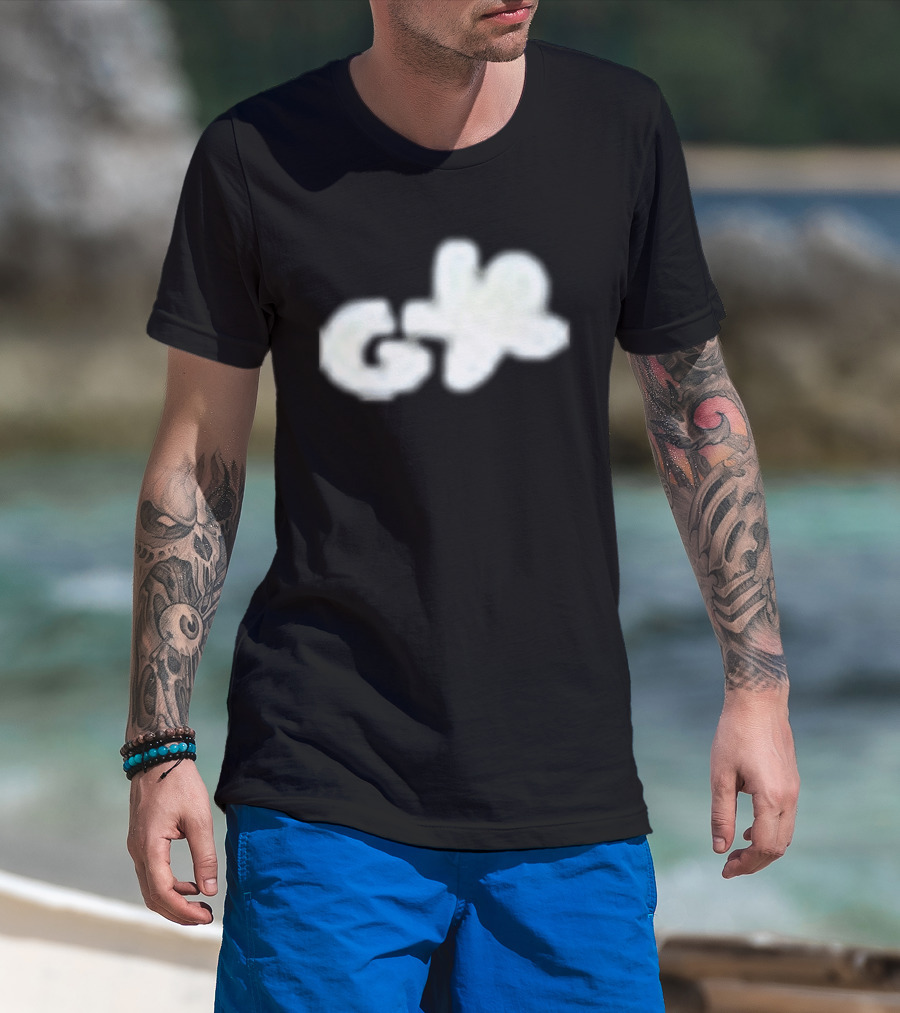 Gouache Hand Printed One By One In The South Of France Composition G+ Plus T-Shirt