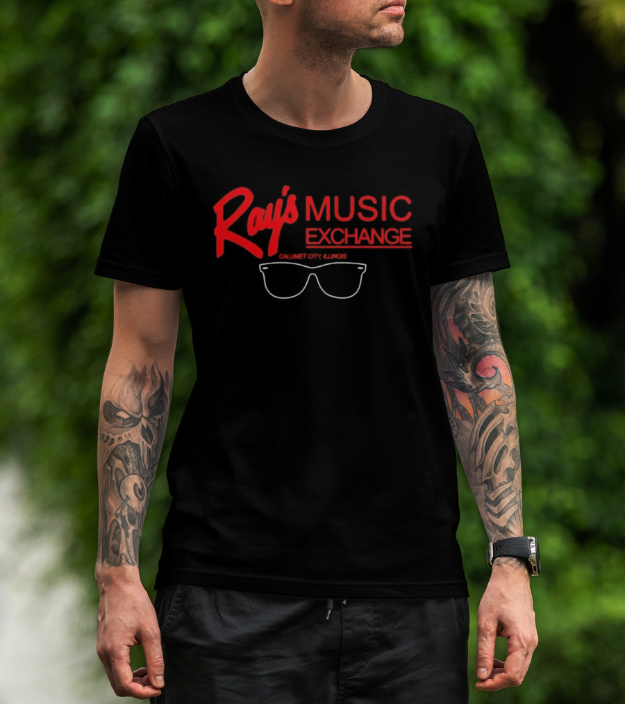 Ray's Music Exchange Sunglasses Styled By Soulful Sounds T-Shirt