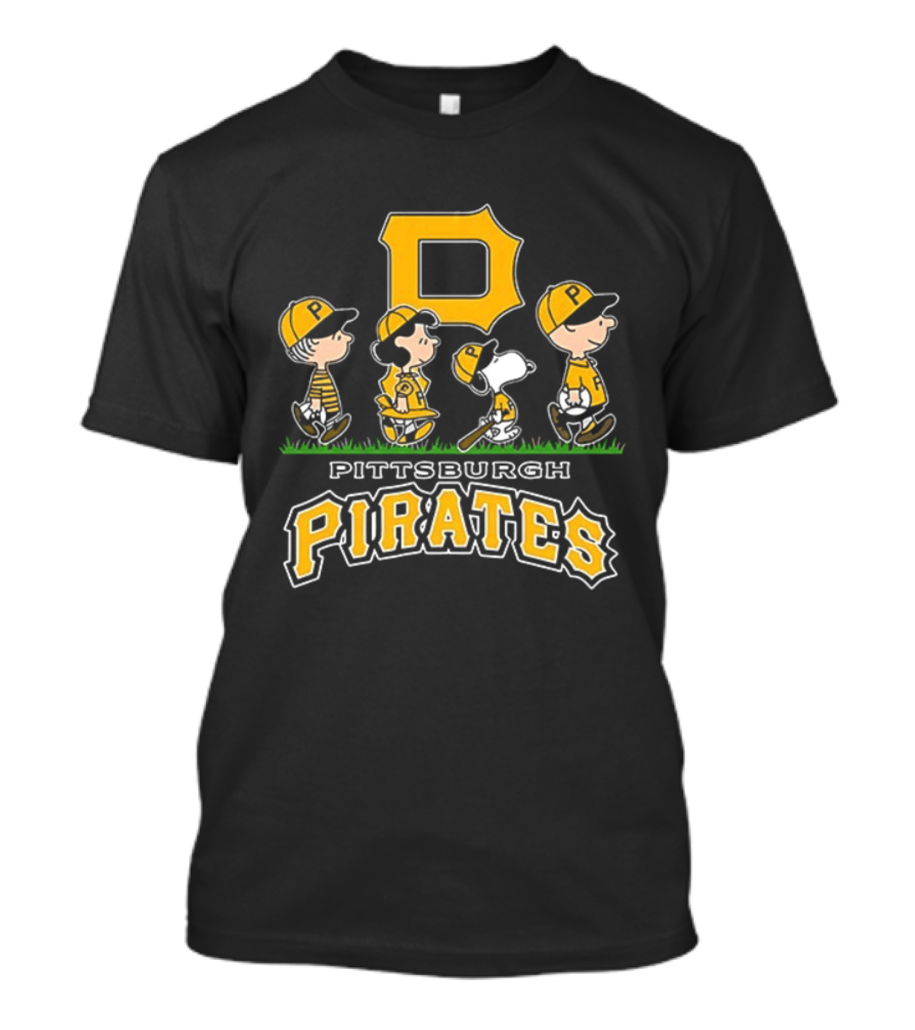 Snoopy Charlie Brown Linus Lucy Pittsburgh Pirates 2026 T-Shirt
