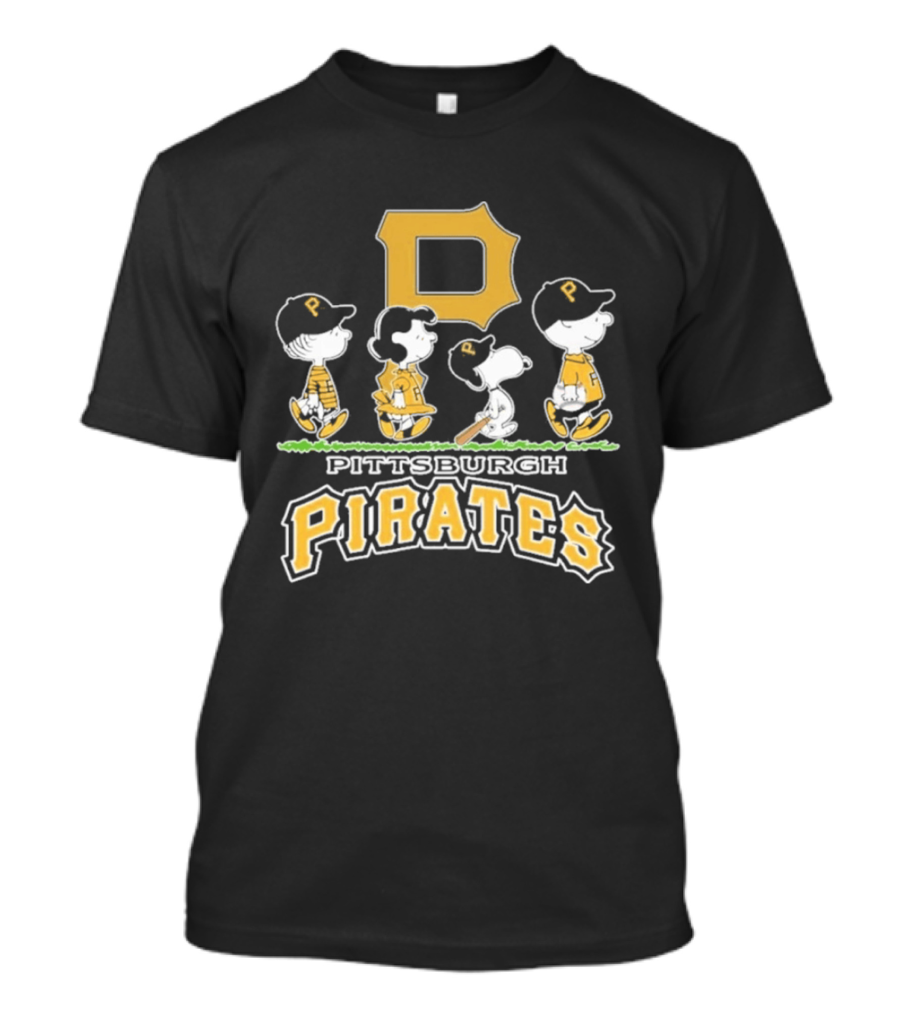 Pittsburgh Pirates Peanuts Walking Characters Collaboration Season 2026 T-Shirt