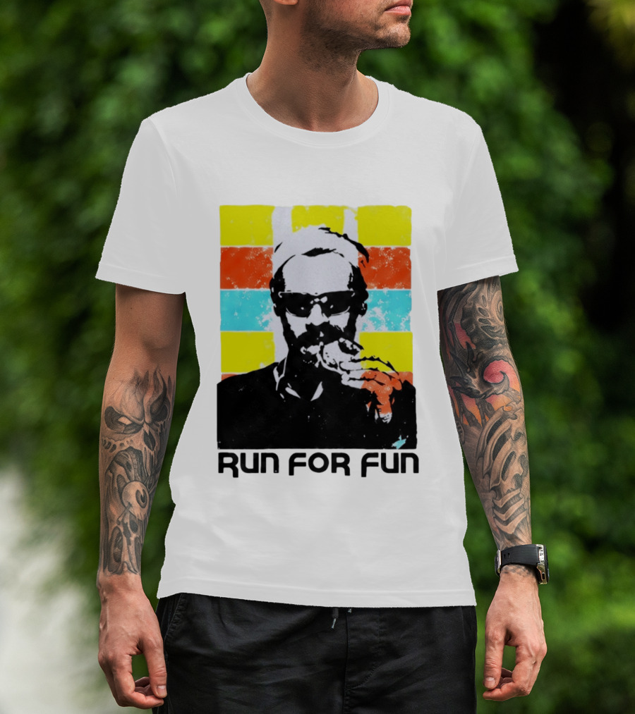 Together Tour Amsterdam Run For Fun 2026 Icon With Sunglasses Eating Pizza T-Shirt