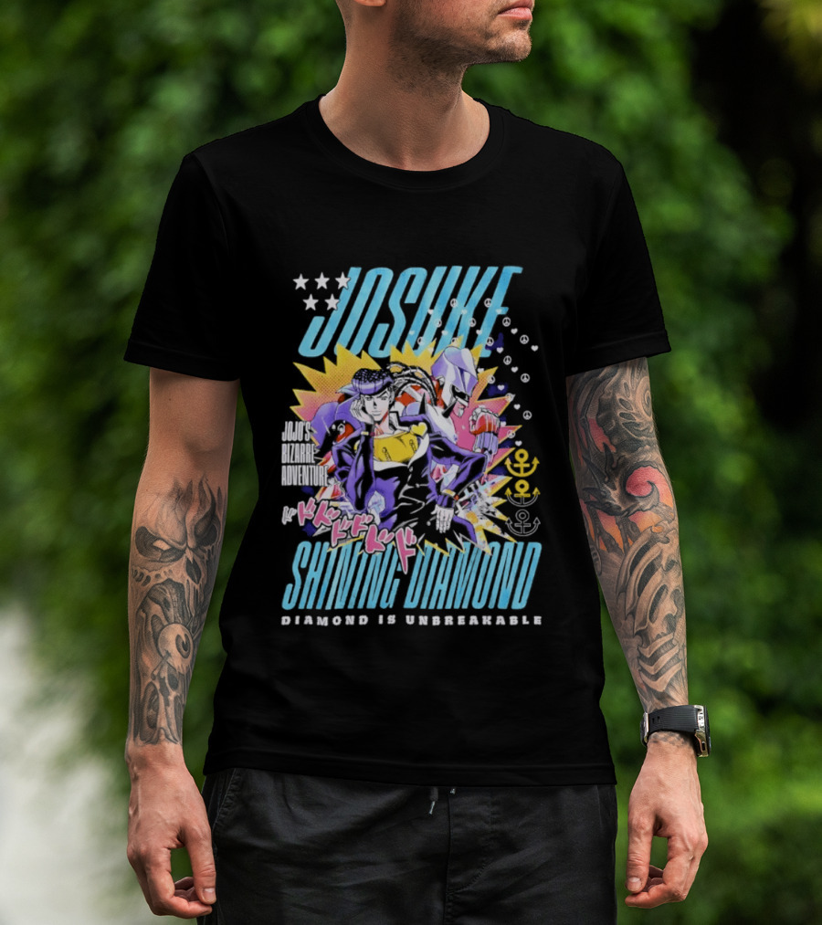Josuke Shining Diamond JoJo's Bizarre Adventure Diamond Is Unbreakable T-Shirt