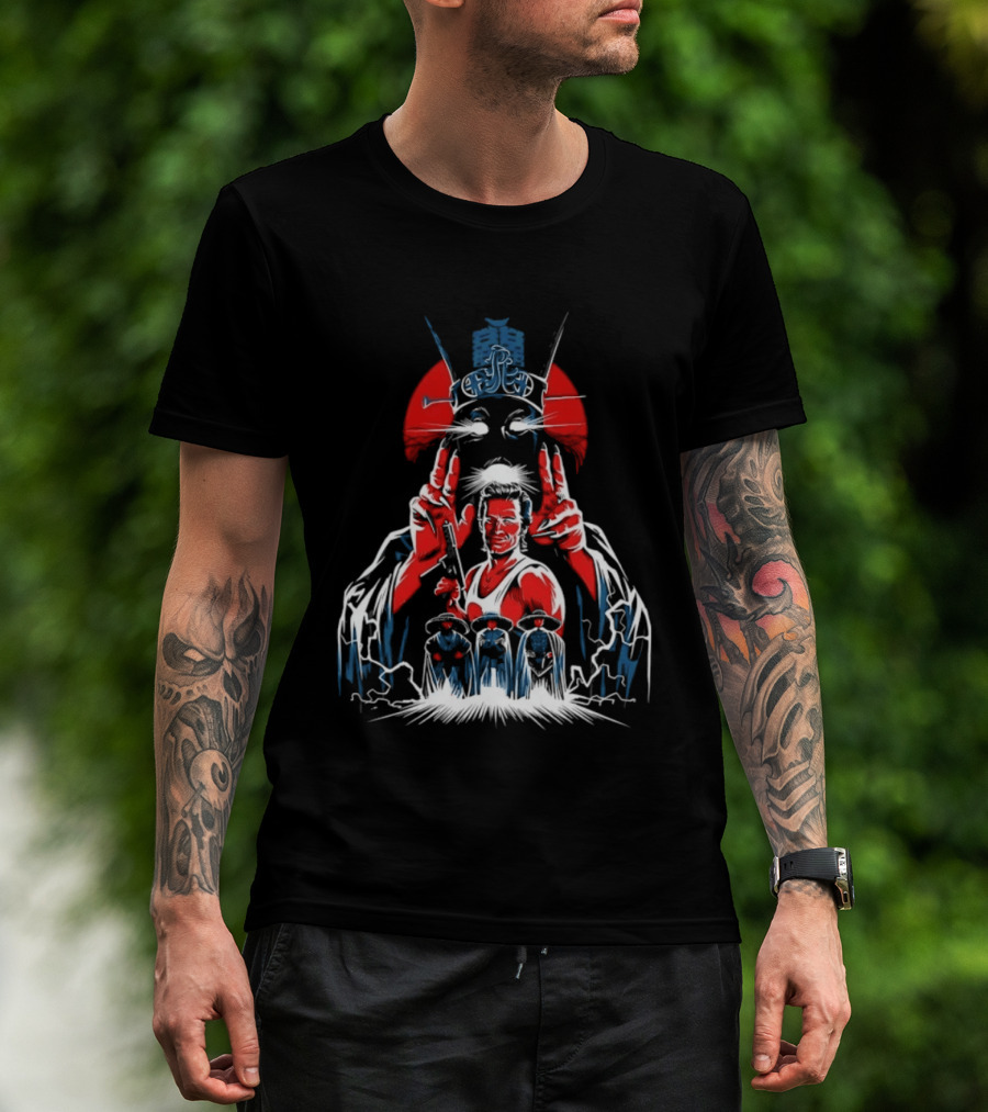 Big Trouble In Little China Jack Burton Action Pose T-Shirt