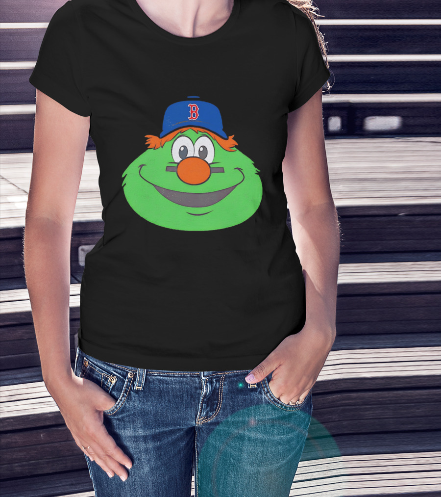 Boston Red Sox Wally The Green Monster Big Face 2026 T-Shirt