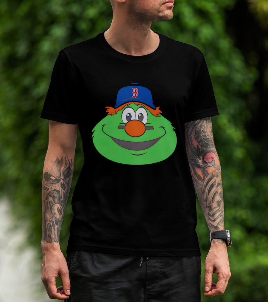 Boston Red Sox Wally The Green Monster Big Face 2026 T-Shirt